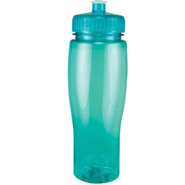 24oz Translucent Contour Bottle with Push Pull Lid - 24oz Translucent Contour Bottle with Push Pull Lid - Image 46 of 93