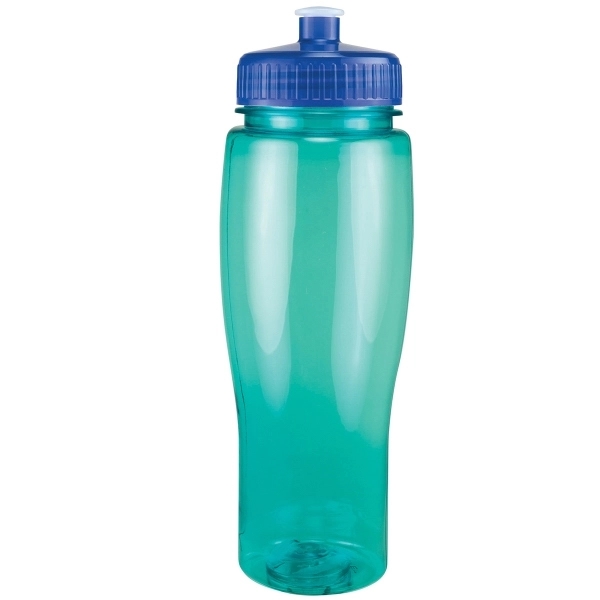 24oz Translucent Contour Bottle with Push Pull Lid - 24oz Translucent Contour Bottle with Push Pull Lid - Image 47 of 93
