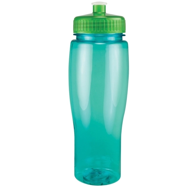 24oz Translucent Contour Bottle with Push Pull Lid - 24oz Translucent Contour Bottle with Push Pull Lid - Image 49 of 93