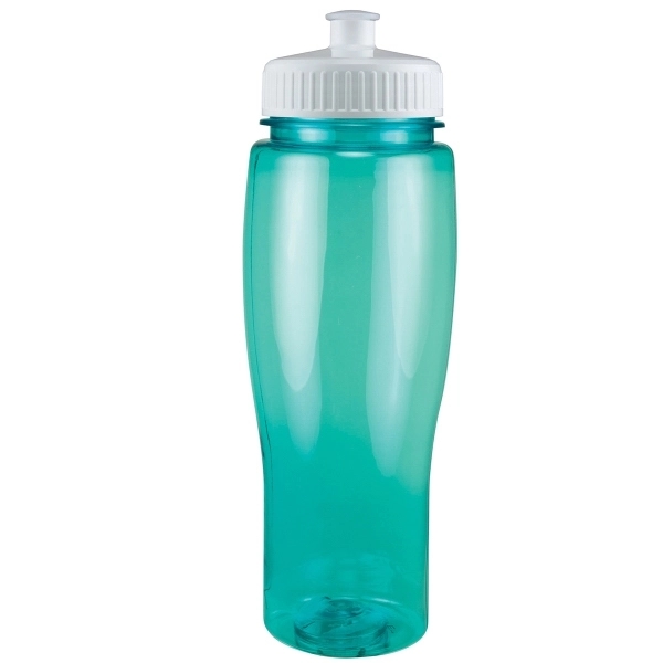 24oz Translucent Contour Bottle with Push Pull Lid - 24oz Translucent Contour Bottle with Push Pull Lid - Image 52 of 93