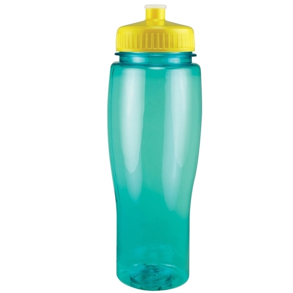 24oz Translucent Contour Bottle with Push Pull Lid - 24oz Translucent Contour Bottle with Push Pull Lid - Image 53 of 93