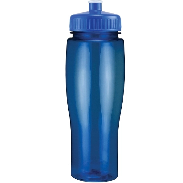 24oz Translucent Contour Bottle with Push Pull Lid - 24oz Translucent Contour Bottle with Push Pull Lid - Image 55 of 93