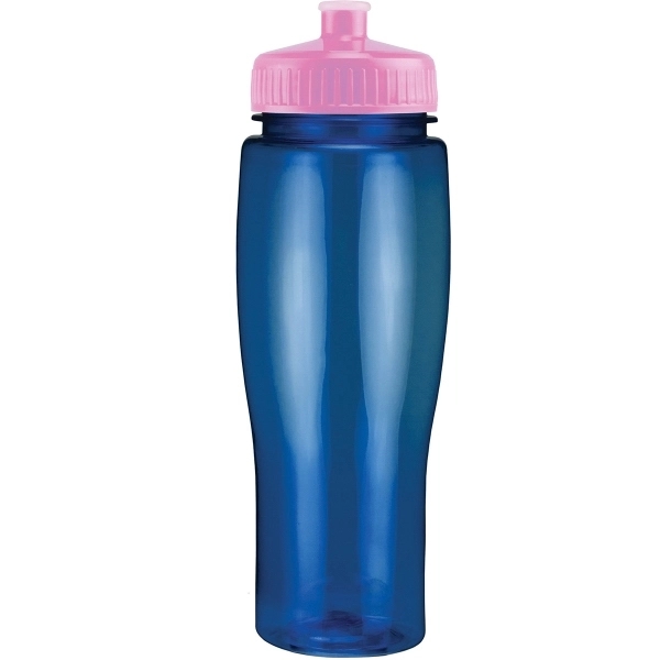 24oz Translucent Contour Bottle with Push Pull Lid - 24oz Translucent Contour Bottle with Push Pull Lid - Image 58 of 93