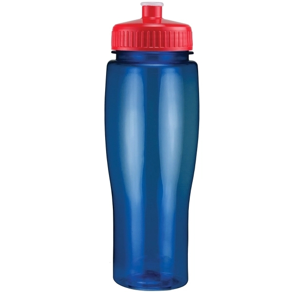 24oz Translucent Contour Bottle with Push Pull Lid - 24oz Translucent Contour Bottle with Push Pull Lid - Image 59 of 93