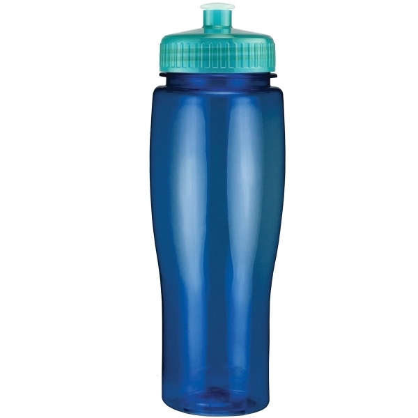 24oz Translucent Contour Bottle with Push Pull Lid - 24oz Translucent Contour Bottle with Push Pull Lid - Image 60 of 93