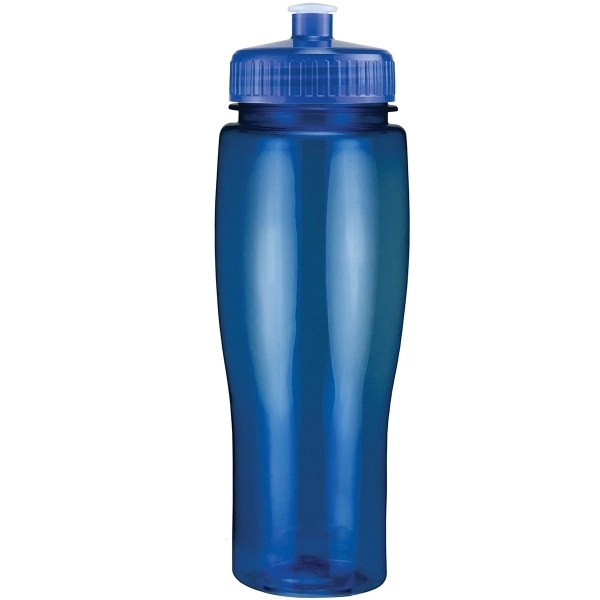 24oz Translucent Contour Bottle with Push Pull Lid - 24oz Translucent Contour Bottle with Push Pull Lid - Image 61 of 93
