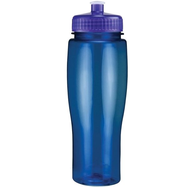 24oz Translucent Contour Bottle with Push Pull Lid - 24oz Translucent Contour Bottle with Push Pull Lid - Image 63 of 93
