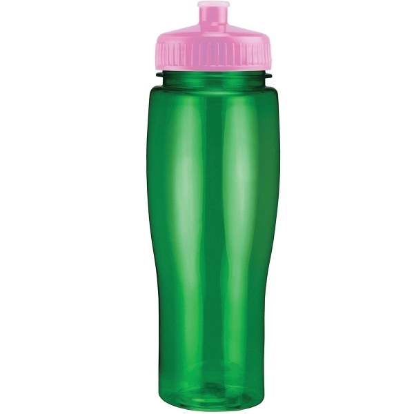 24oz Translucent Contour Bottle with Push Pull Lid - 24oz Translucent Contour Bottle with Push Pull Lid - Image 71 of 93