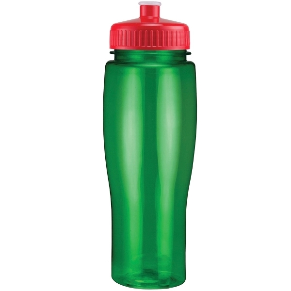 24oz Translucent Contour Bottle with Push Pull Lid - 24oz Translucent Contour Bottle with Push Pull Lid - Image 72 of 93