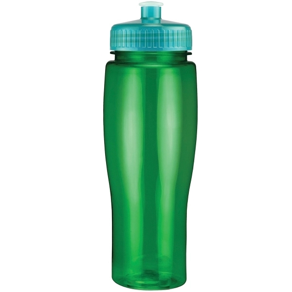 24oz Translucent Contour Bottle with Push Pull Lid - 24oz Translucent Contour Bottle with Push Pull Lid - Image 73 of 93