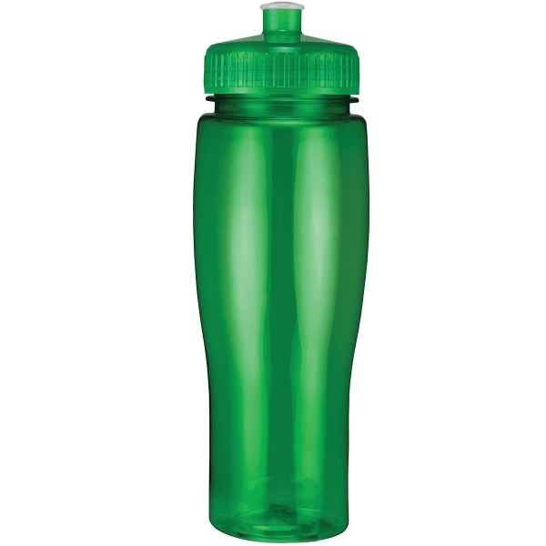 24oz Translucent Contour Bottle with Push Pull Lid - 24oz Translucent Contour Bottle with Push Pull Lid - Image 75 of 93