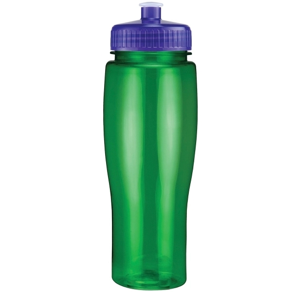 24oz Translucent Contour Bottle with Push Pull Lid - 24oz Translucent Contour Bottle with Push Pull Lid - Image 76 of 93