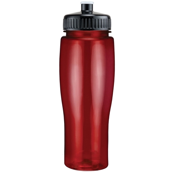24oz Translucent Contour Bottle with Push Pull Lid - 24oz Translucent Contour Bottle with Push Pull Lid - Image 80 of 93