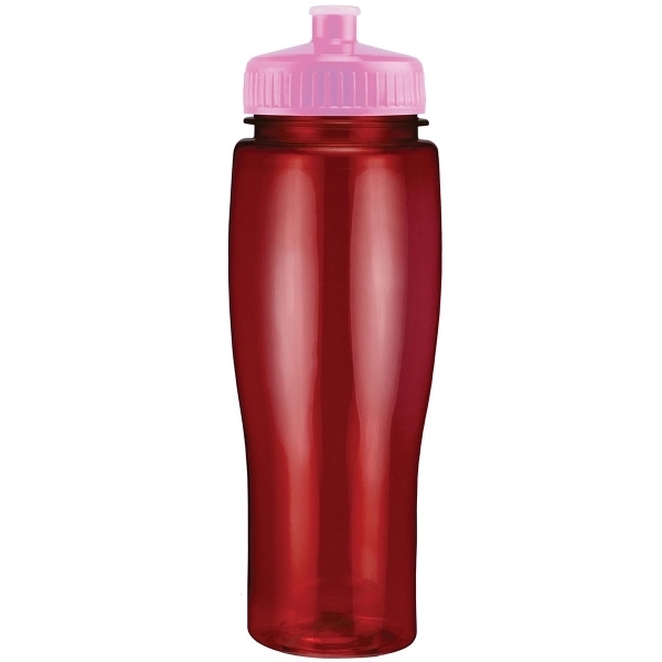24oz Translucent Contour Bottle with Push Pull Lid - 24oz Translucent Contour Bottle with Push Pull Lid - Image 84 of 93