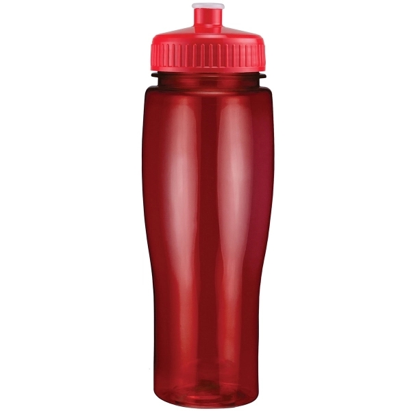 24oz Translucent Contour Bottle with Push Pull Lid - 24oz Translucent Contour Bottle with Push Pull Lid - Image 85 of 93
