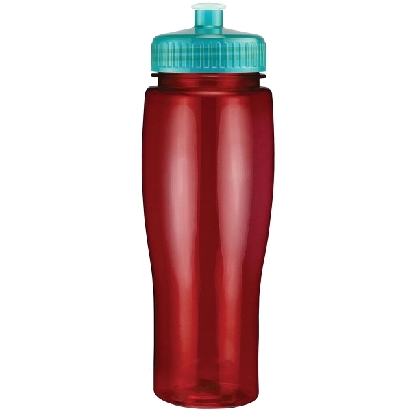 24oz Translucent Contour Bottle with Push Pull Lid - 24oz Translucent Contour Bottle with Push Pull Lid - Image 86 of 93