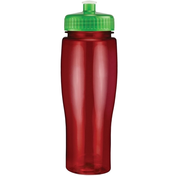 24oz Translucent Contour Bottle with Push Pull Lid - 24oz Translucent Contour Bottle with Push Pull Lid - Image 88 of 93