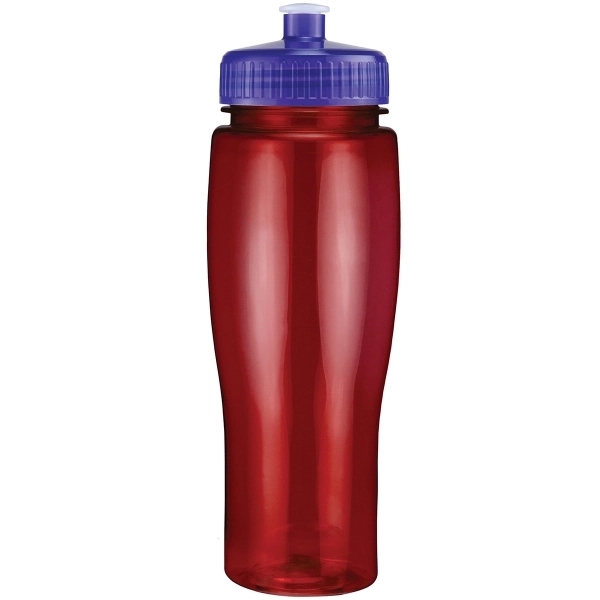 24oz Translucent Contour Bottle with Push Pull Lid - 24oz Translucent Contour Bottle with Push Pull Lid - Image 89 of 93
