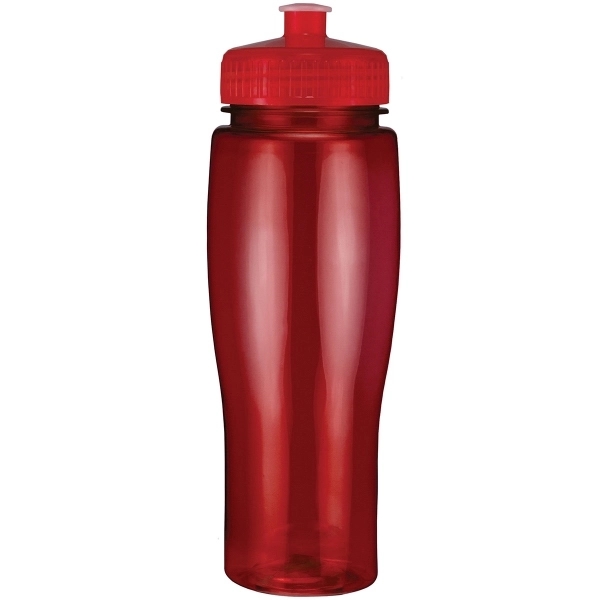 24oz Translucent Contour Bottle with Push Pull Lid - 24oz Translucent Contour Bottle with Push Pull Lid - Image 90 of 93