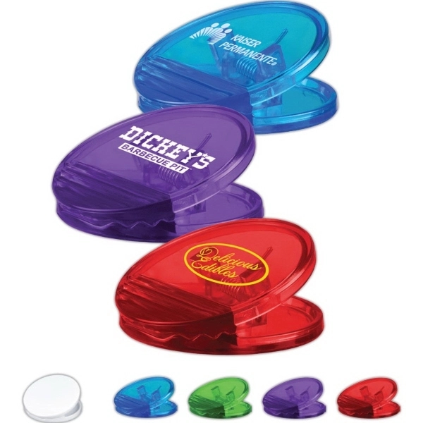 Small Round Bag Clip with Magnet - Small Round Bag Clip with Magnet - Image 0 of 6