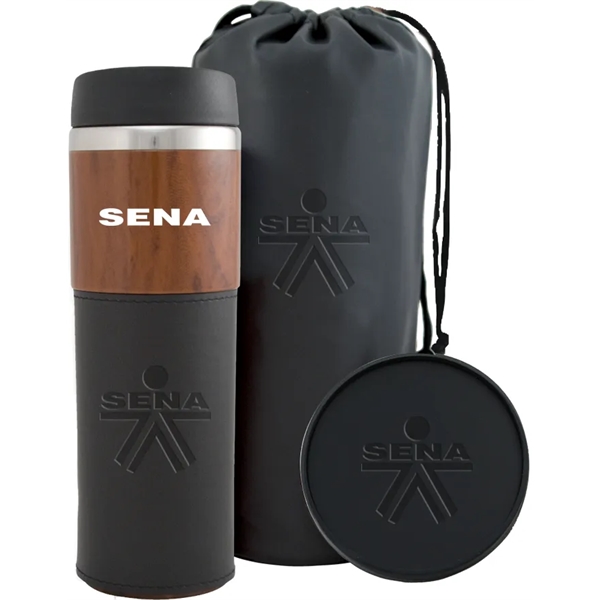 Alta Series Woodgrain Tumbler Gift Set - Alta Series Woodgrain Tumbler Gift Set - Image 1 of 11