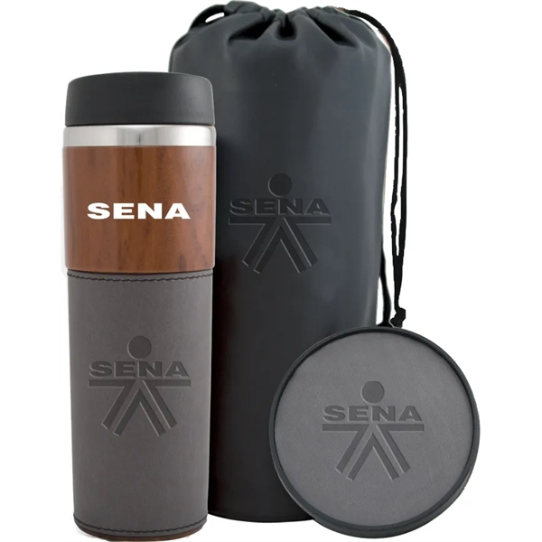 Alta Series Woodgrain Tumbler Gift Set - Alta Series Woodgrain Tumbler Gift Set - Image 5 of 11