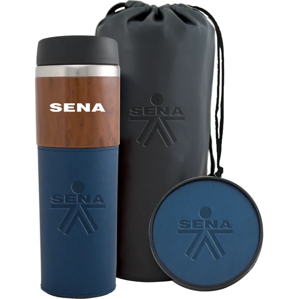 Alta Series Woodgrain Tumbler Gift Set - Alta Series Woodgrain Tumbler Gift Set - Image 6 of 11