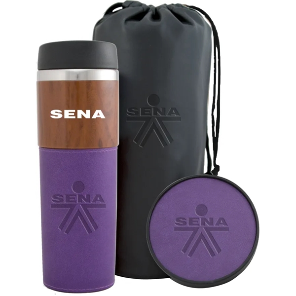 Alta Series Woodgrain Tumbler Gift Set - Alta Series Woodgrain Tumbler Gift Set - Image 8 of 11