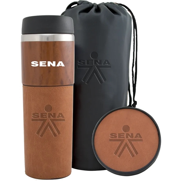 Alta Series Woodgrain Tumbler Gift Set - Alta Series Woodgrain Tumbler Gift Set - Image 10 of 11