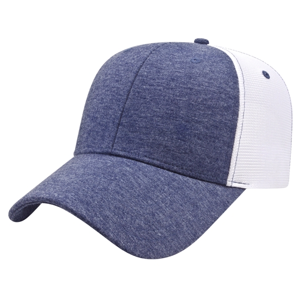 Cotton Jersey Cap with Hi-Tech Mesh Back - Cotton Jersey Cap with Hi-Tech Mesh Back - Image 1 of 4