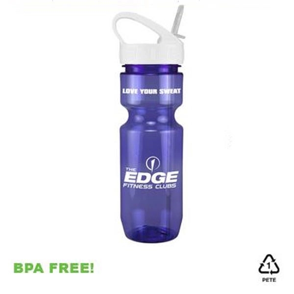 22oz Translucent Bike Bottle with Sport Sip Lid & Straw - 22oz Translucent Bike Bottle with Sport Sip Lid & Straw - Image 1 of 41