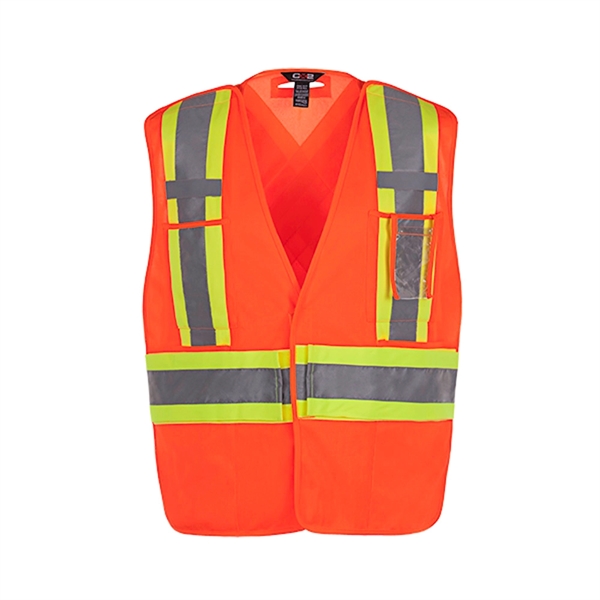 One Size High Vis Safety Vest - One Size High Vis Safety Vest - Image 3 of 5
