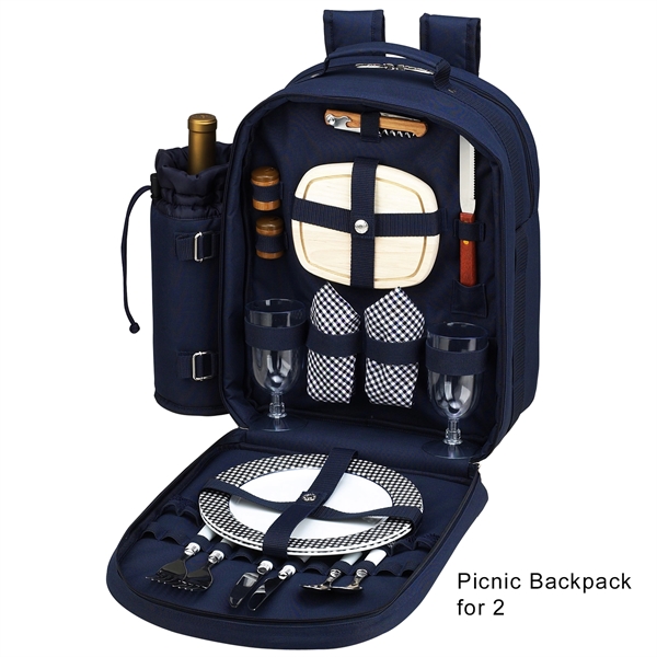 Two Person Picnic Backpack - Two Person Picnic Backpack - Image 5 of 10