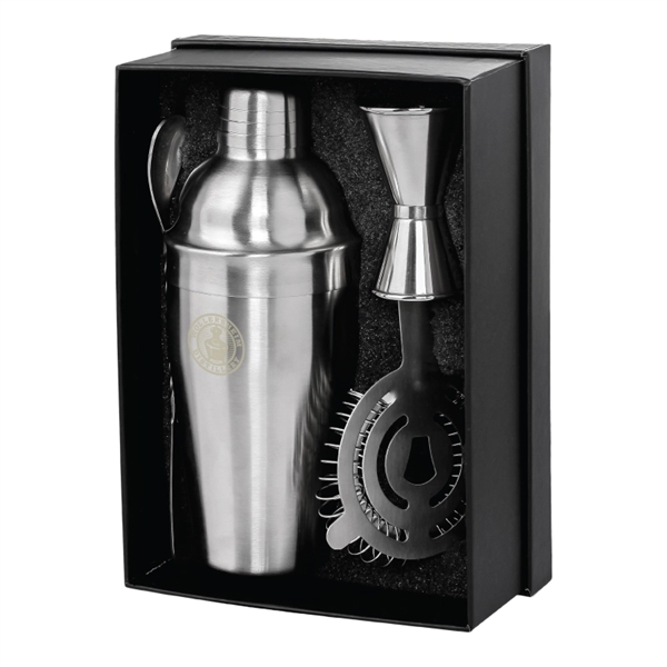 Custom Bartender's Mixology Cocktail Shaker Bar Set