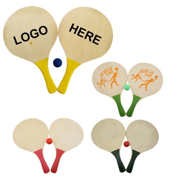 Wooden Paddle Beach Summer Ball Game - Wooden Paddle Beach Summer Ball Game - Image 0 of 0