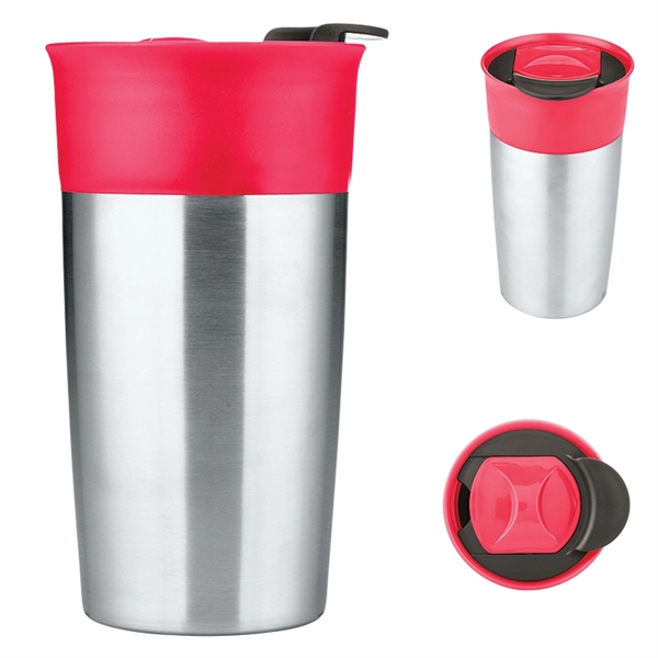 18 Oz. Two-Tone Double-Wall Insulated Tumbler