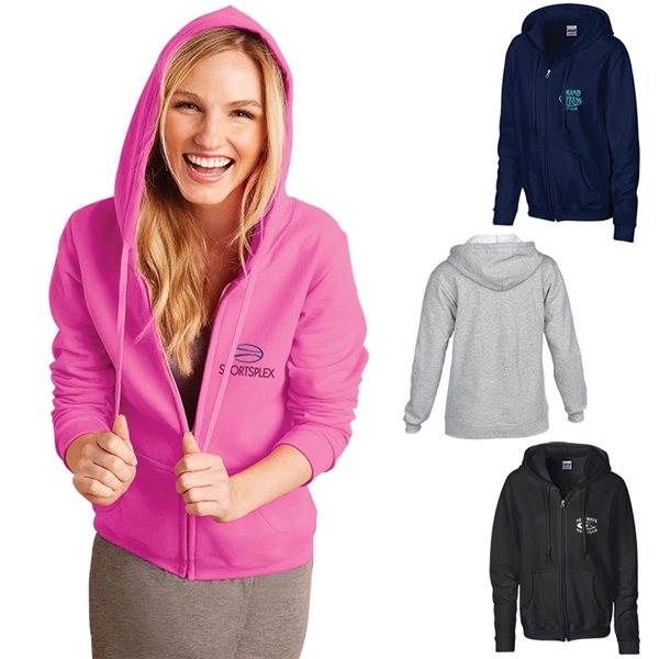 Download Gildan® Heavy Blend™ Ladies Full Zip Hooded Sweatshirt ...