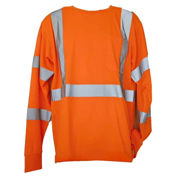 Orange S/M Long Sleeve Hi-Viz Safety T-Shirt - Orange S/M Long Sleeve Hi-Viz Safety T-Shirt - Image 0 of 0