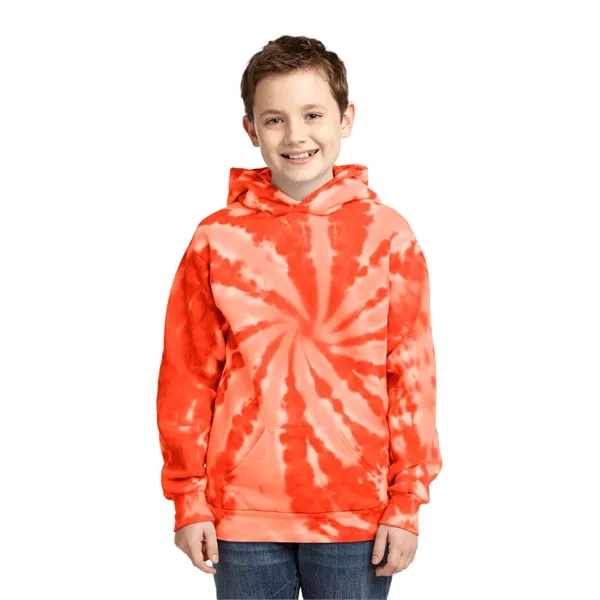 Port & Company Youth Tie-Dye Pullover Hooded Sweatshirt. - Port & Company Youth Tie-Dye Pullover Hooded Sweatshirt. - Image 21 of 60