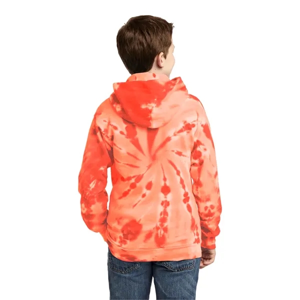 Port & Company Youth Tie-Dye Pullover Hooded Sweatshirt. - Port & Company Youth Tie-Dye Pullover Hooded Sweatshirt. - Image 22 of 60