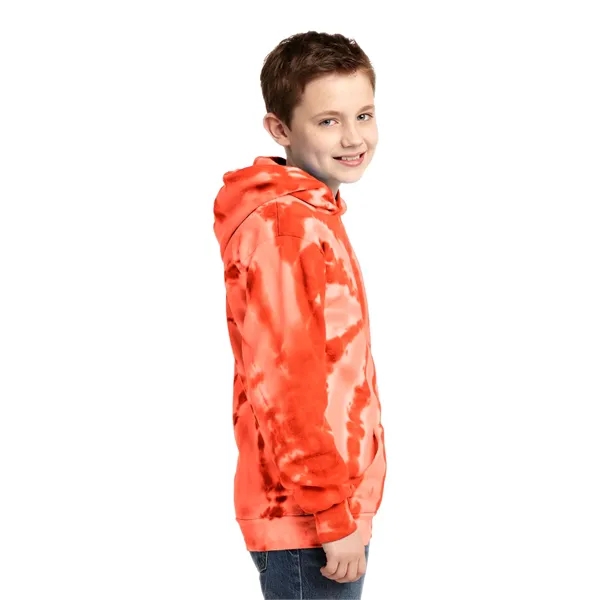 Port & Company Youth Tie-Dye Pullover Hooded Sweatshirt. - Port & Company Youth Tie-Dye Pullover Hooded Sweatshirt. - Image 23 of 60