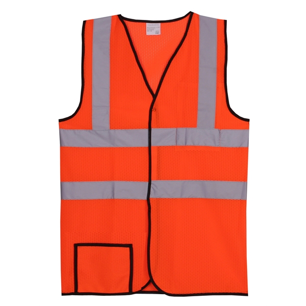 Dual Stripe 2XL/3XL Orange Mesh Safety Vest - Dual Stripe 2XL/3XL Orange Mesh Safety Vest - Image 0 of 0