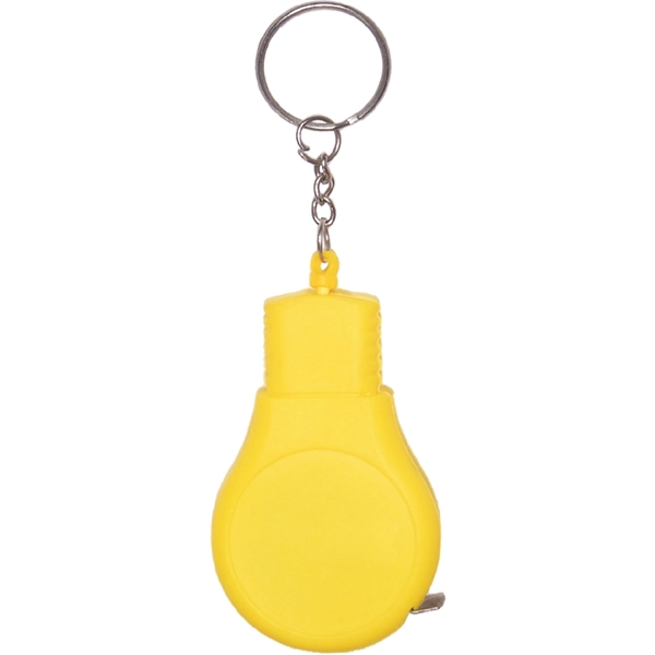 Light bulb shape tape measure key chain - Light bulb shape tape measure key chain - Image 1 of 1