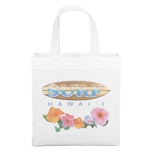 Lulu Laminated Non-Woven Tote - Dynamic Color - Lulu Laminated Non-Woven Tote - Dynamic Color - Image 4 of 5