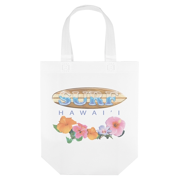 Lulu Laminated Non-Woven Tote - Dynamic Color - Lulu Laminated Non-Woven Tote - Dynamic Color - Image 5 of 5