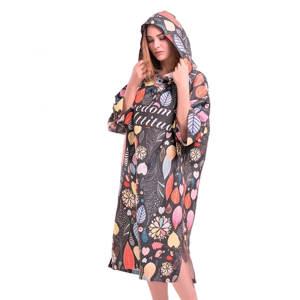 Microfiber Polyester Custom Beach Poncho - Microfiber Polyester Custom Beach Poncho - Image 0 of 0