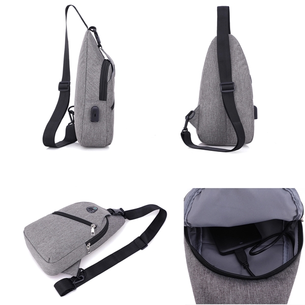 Mens Sling Bag - Mens Sling Bag - Image 4 of 5