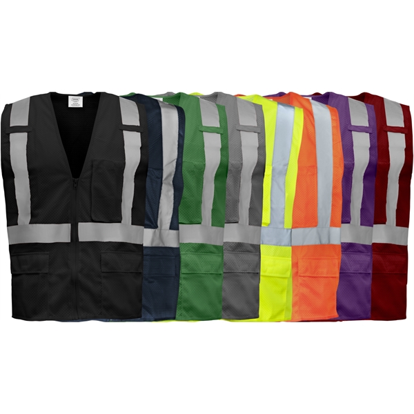 ANSI Class 2 Hi-Vis Safety Vest - ANSI Class 2 Hi-Vis Safety Vest - Image 0 of 14