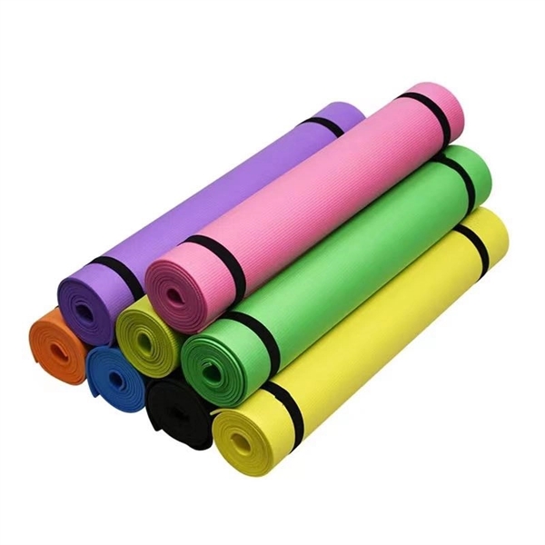 Solid Color Single Side Embossed Fitness Yoga Mat - Solid Color Single Side Embossed Fitness Yoga Mat - Image 0 of 2