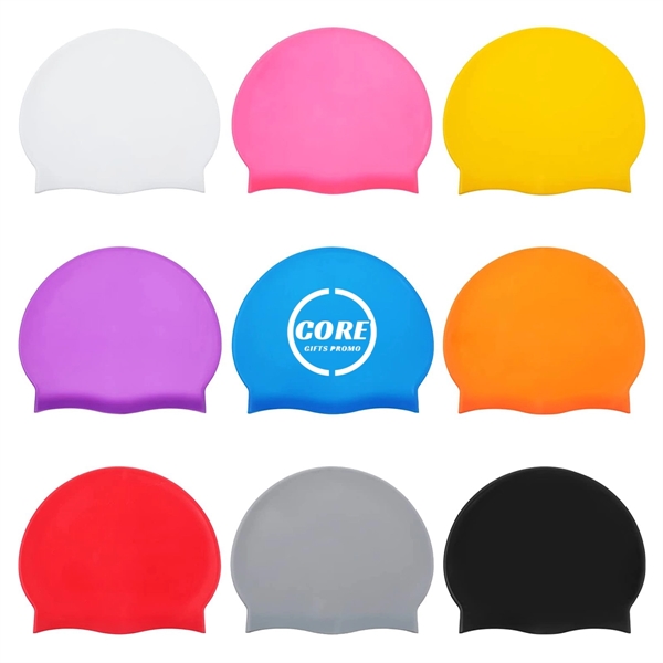 Silicone Swim Cap for Kids - Silicone Swim Cap for Kids - Image 0 of 4